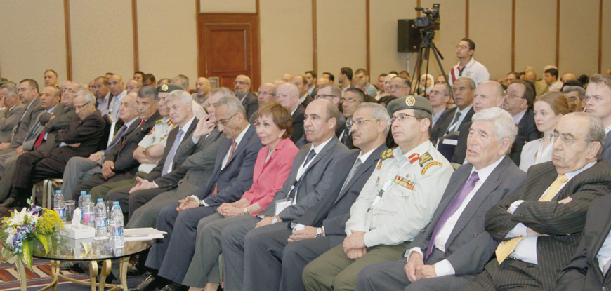 HRH Princess Basma attends the opening ceremony of an internal medicine conference in Amman on Tuesday (Petra photo)